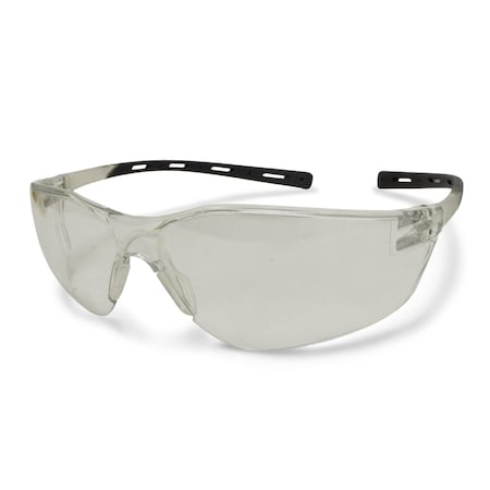 Radians Tecona, Safety Glasses, Anti-Scratch, Indoor/Outdoor Lens, Clear Frame, Full-Frame, 1 PR TEC1-90